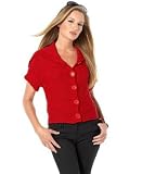 MICHAEL Michael Kors Short-Sleeve Cable-Knit Cardigan