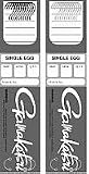 Sngl Egg Brb Shnk Gld 10 10Pk