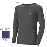 モンベル(montbell) スーパーメリノウールEXP Rネックシャツ M’S(BK/XL) 1107241