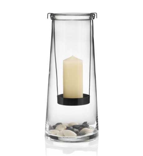 Large Pebble Hurricane Lamp