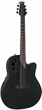Ovation 2078TX Elite T Acoustic-Electric Guitar-Black