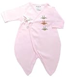Sckoon Organic Cotton Preemie Baby Kimono Crane Preemie