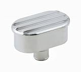 Mr. Gasket 9186G Polished Aluminum Oval Push-In Breather