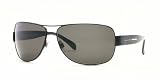 BVLGARI BV 5001 128 87 BLACK GRAY AVIATOR STYLE METAL SUNGLASSES