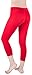Sexy Basics Womens 3 Pack Stretch Cotton Capri Lace Legging Tights