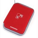Neoprene Cable Pouch - Red