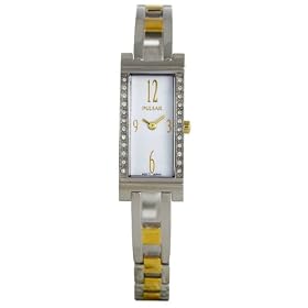 Pulsar Women's White Dial Two-Tone Bracelet Watch #PEG505X