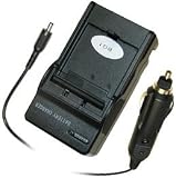 Sony Cybershot DSC-W70, DSC-W80, DSC-W90 - Replacement Battery Charger (Incl. Car Plug Adapter)