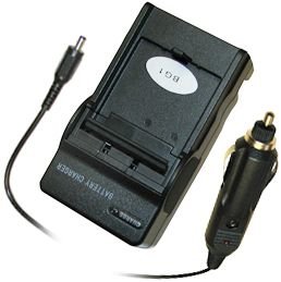 Sony Cybershot DSC-W30, DSC-W35, DSC-W50, DSC-W55 - Replacement Battery Charger (Incl. Car Plug Adapter)