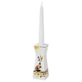 Rosina Wachtmeister Bianco e Nero Porcelain Candle Holder - Adamo