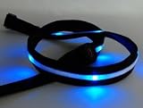 Bluecell Blue Color SMD 8 LED Safety Dog Pet Leash + Bluecell Cable Tie