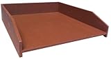 Wickeltischaufsatz braun, aus echtem Birkenholz, Wickelfläche 60x70cm, Wickelauflage, Wickelkommode, Aufsatz für Waschmaschine oder Trockner, komplett montiert