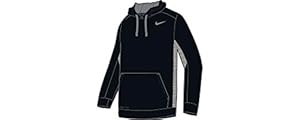 Men's Nike KO Hoodie 3.0 Black/Dark Grey Heather/Cool Grey Size XX-Large