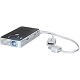 Philips Picopix PPX4350 Pico Projector, 50 Lumens, 4.6 Oz, Li-Ion Battery, Media Player, 30,000 Hour LED, DLP Projector, HDMI, Bluetooth, Audio Speaker