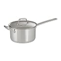 Tramontina Prima 4 Quart 18/10 Stainless Steel Tri-Ply Base Covered Sauce Pan