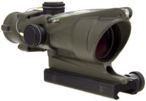 Trijicon ACOG TA31-D-100366 4x 32 Dual Illuminated Green Horseshoe Dot .223 BAC Reticle Scope, OD Green