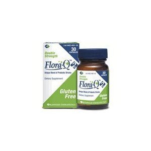 Flora-Q 2 Double Strength Unique Blend of Probiotic Dietary Supplement Capsules - 30 ea