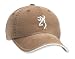 Twill Cap w/ 3-D Buckmark and Pipe