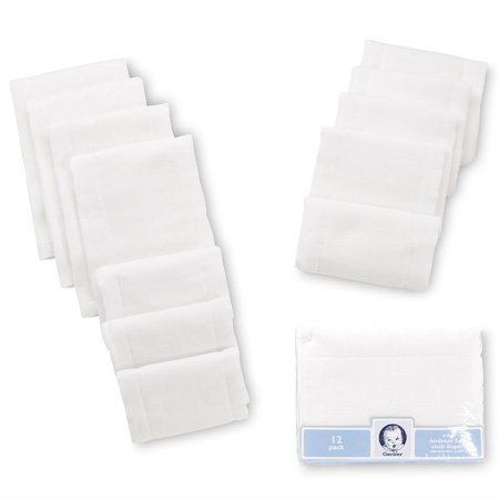 Gerber Prefold 3-Ply Cloth Diapers - 12 Pack