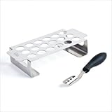 Steven Raichlen Best of Barbecue Stainless Chili Pepper Roasting Rack and Corer Set