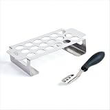 Steven Raichlen Best of Barbecue Stainless Chili Pepper Roasting Rack and Corer Set