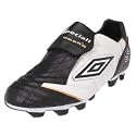 Umbro Speciali League Soccer Shoes (Bk/Wh/Met/Gd)