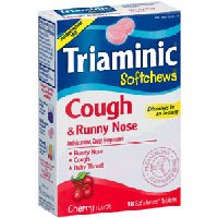 Triaminic Cough &amp; Runny Nose Softchews Cherry 18 ea