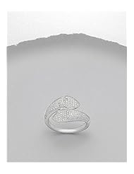 CZ Ring In 92.5 Sterling Silver