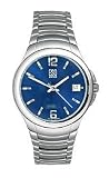 ESQ Virtuoso Silver-tone Swiss Quartz Movement Blue Dial Men's Watch #07300866