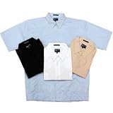 Big & Tall Pleated Front Solid Guayabera Shirt