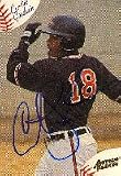 Curtis Goodwin, Bowie Baysox - Orioles Affiliate Autographed Card