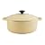Chasseur Round Cast Iron Casserole Cream 26cm