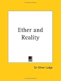 Ether and Reality (1925)