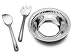 Price Comparison : Wilton Armetale Flutes and Pearls Large 3-Piece Salad Set
