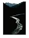 Glistening in the Light, the Obhingo River Flows Down Through the Mountain Vall Eys of Tajikistan Photographic Poster Print by Barry Tessman, 12x16