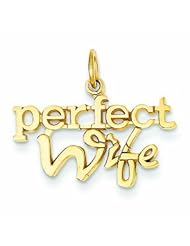 14K Gold Perfect Wife Charm