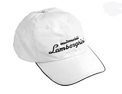 Lamborghini White Logo Hat