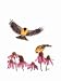 American Goldfinch Art Poster Print by Patricia Savage, 9x12