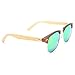 TIJN Semi Rimless Sunglasses for Women Men Polarized Classic Half Frame Sun Glasses