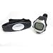 SAI Super Quality All-In-One Waterproof Heart Rate Monitor Watch and Transmitter Chest Belt - USB Interface, Upload Date To Computer - Measures Distance, Speed, Steps, Calories and Fat - For Running, Jogging, Marathon Training and Walking - Chronograph, Alarm, Stopwatch Functions