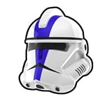 White Commander Appo Helmet – LEGO Compatible Minifigure Piece