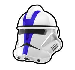 White Commander Appo Helmet - LEGO Compatible Minifigure Piece