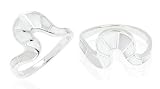 White Mother of Pearl Right Hand Ring Sterling Silver