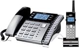 RCA ViSys 25450RE3 4-Line Corded Base Full Duplex Speakerphone Expandable to 16 Handsets (Black/Silver)