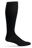 Truform 25-35 Mens Dress Overcalf, Large, Black