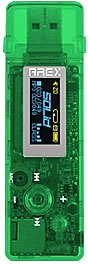 RWC �f�W�^���I�[�f�B�I�v���[���[ THUMBSTICK SOLID 512MB �A�N�A�O���[�� TSV5-512G