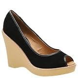 Steve Madden Women's Chazz (Black Suede 10.0 M)