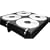 Vaultz Media Binder Sleeves, 8 CD/Sleeve, 25 EA/PK, Black