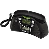 GE Corded BedroomPhone(TM) with Dual Alarms and Radio (29295GE2)