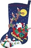The Rooftops Stocking Felt Applique Kit